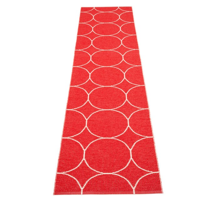 Pappelina Kunststoffläufer und Teppich BOO - red, 180 x 275 cm