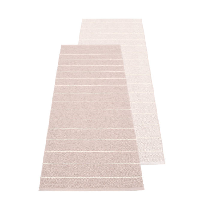 Pappelina Kunststoffläufer und Teppich CARL - pale rose, 70 x 90 cm