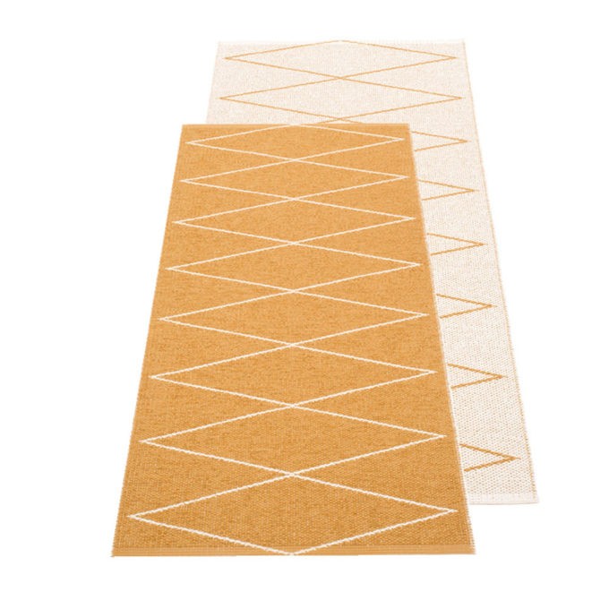 Pappelina Kunststoffläufer und Teppich MAX - ochre-vanilla, 180 x 260 cm