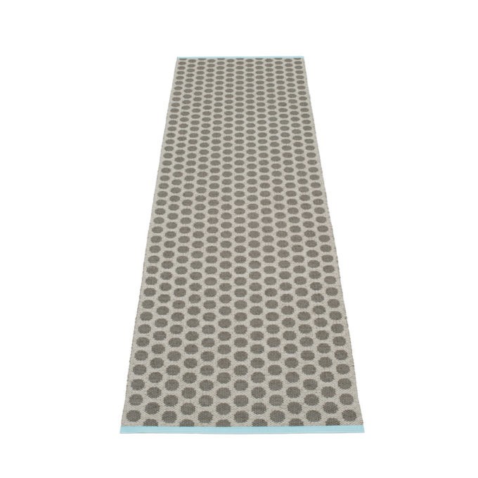 Pappelina Kunststoffläufer und Teppich NOA - charcoal, 70 x 150 cm