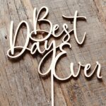 Cake Topper aus Holz / Kuchenstecker  / Deko Torten – Bild 4