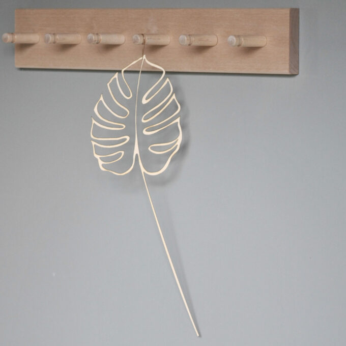 Monstera 680x680 - Holzblume XXL, Blumen aus Holz