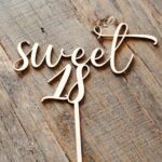 Cake Topper aus Holz / Kuchenstecker  / Deko Torten – Bild 12