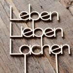 Cake Topper aus Holz / Kuchenstecker  / Deko Torten – Bild 6