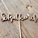 Cake Topper aus Holz / Kuchenstecker  / Deko Torten – Bild 9
