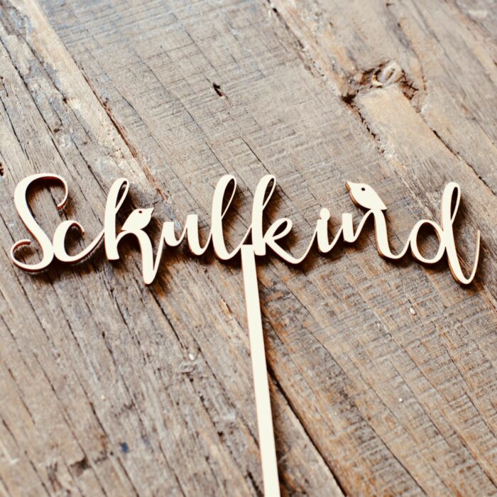 Cake Topper aus Holz / Kuchenstecker  / Deko Torten – Bild 9