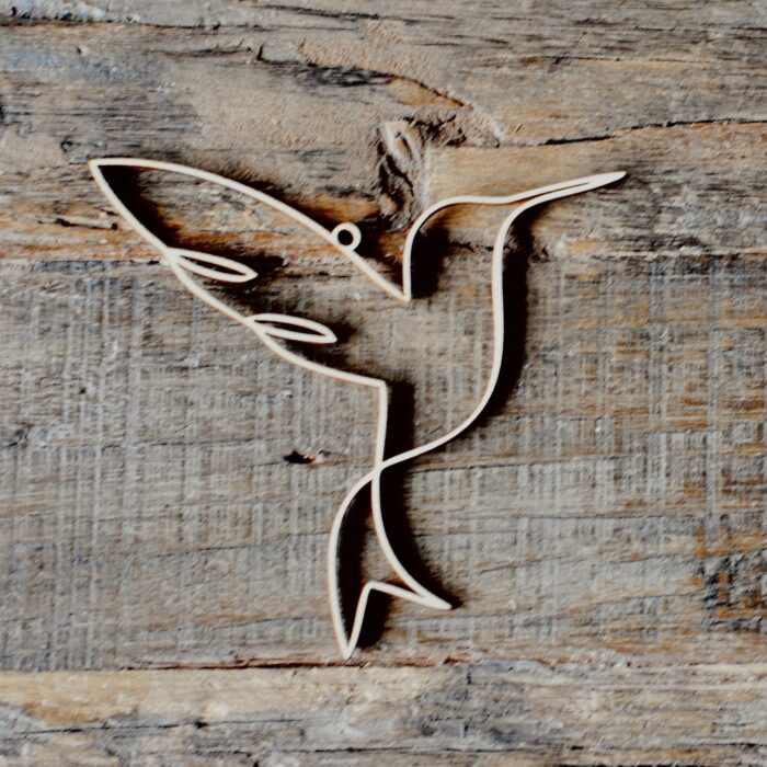 Vogel Holger Geschenkanhänger Holz, Dekoration – Bild 5