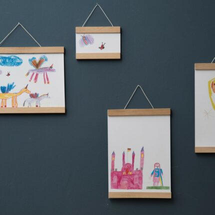 Posterleiste Magnet, Magnetleiste für Fotos, Magnetleiste aus Holz