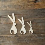 Hase Erwin aus Birkensperrholz, Holzhase unbehandelt zum bemalen