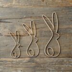 August und Gertrude Osterdeko Holzhase oneline