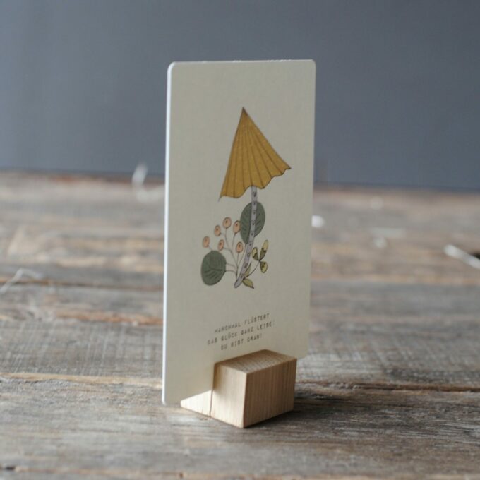Magnethalter aus Holz