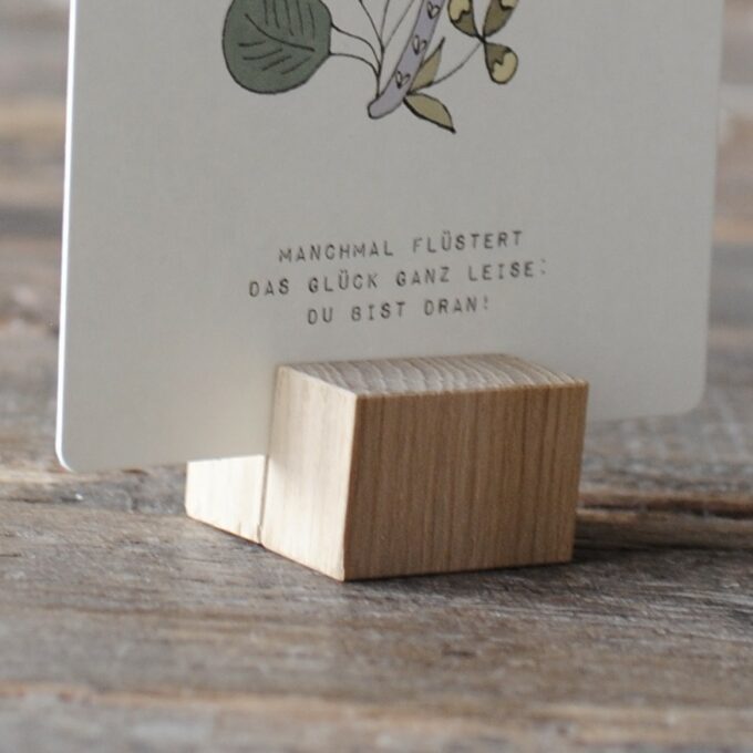 Magnethalter aus Holz