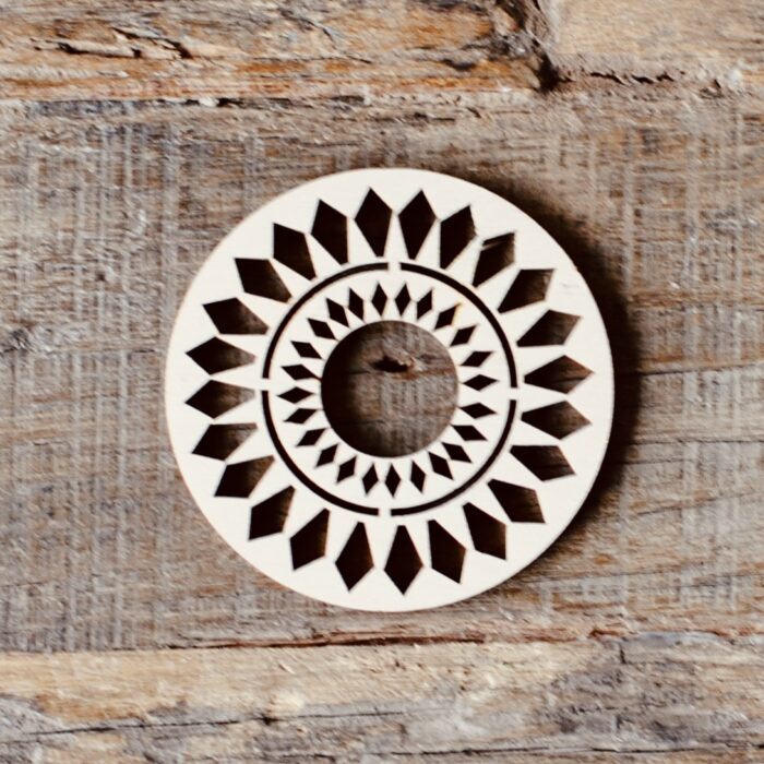 Ornament Raute Geschenkanhänger Holz, Dekoration – Bild 6