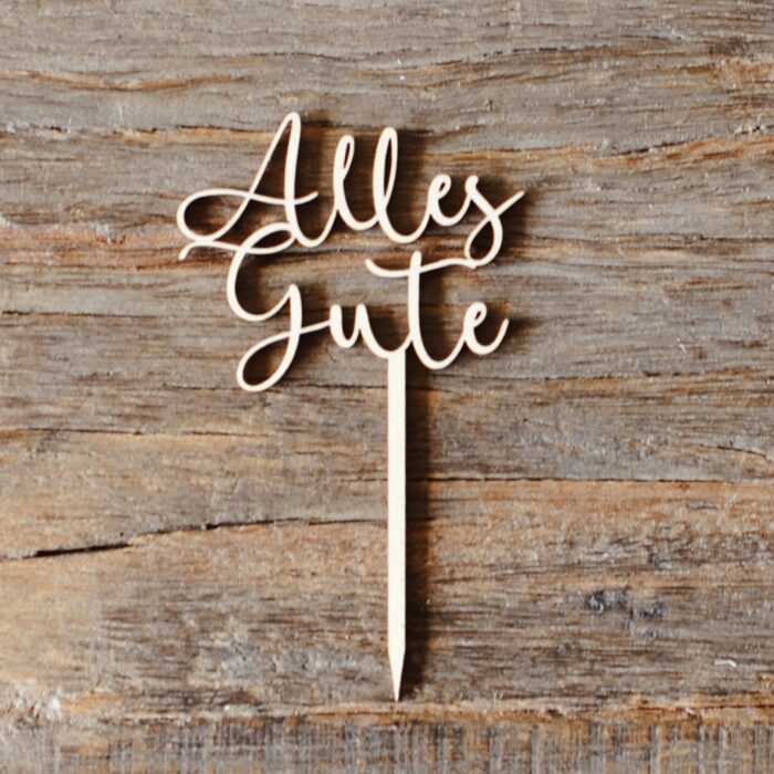 Cake Topper Mini, Kuchenstecker, Dekoidee Kuchen – Bild 3