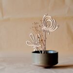 August und Gertrude Holzblume Flor und Flora