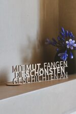 Schriftzug Mut