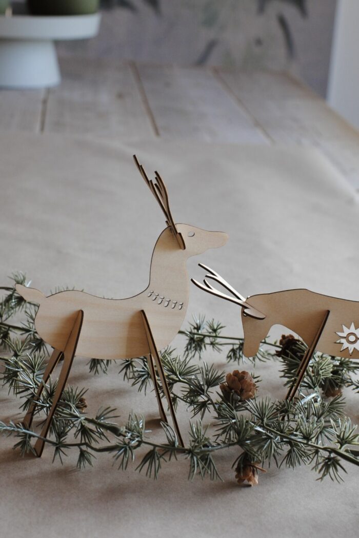 August und Gertrude Deko Hirsch 3D Franz und Lotti – Bild 4