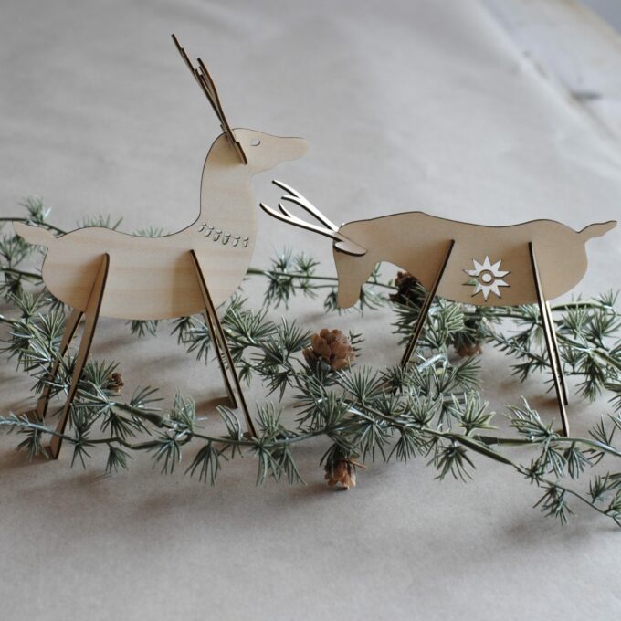 Franz und Lotti, Deko Hirsch 3 D