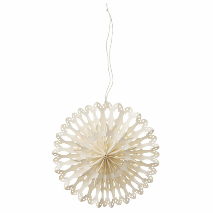 PAST20FR001 Bungalow Weihnachts Papier Anhänger – Bild 3