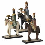 Bungalow Weihnachts Figuren Kerzenhalter – Bild 4