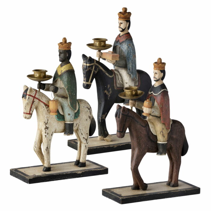 Bungalow Weihnachts Figuren Kerzenhalter – Bild 4