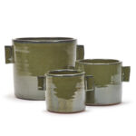 Serax Pflanzen Übertopf Glazed green