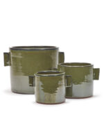 Serax Pflanzen Übertopf Glazed green