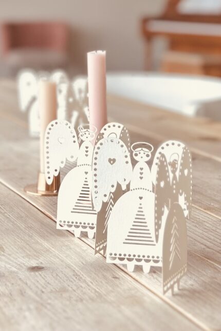 Papier Engel Weihnachten Leporello Gloria