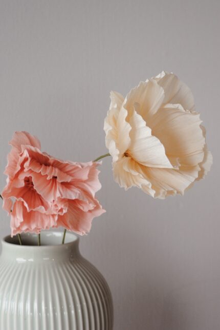 Papierblume Frieda 12cm