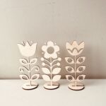 August und Gertrude Holzblumen Set Leevke – Bild 3