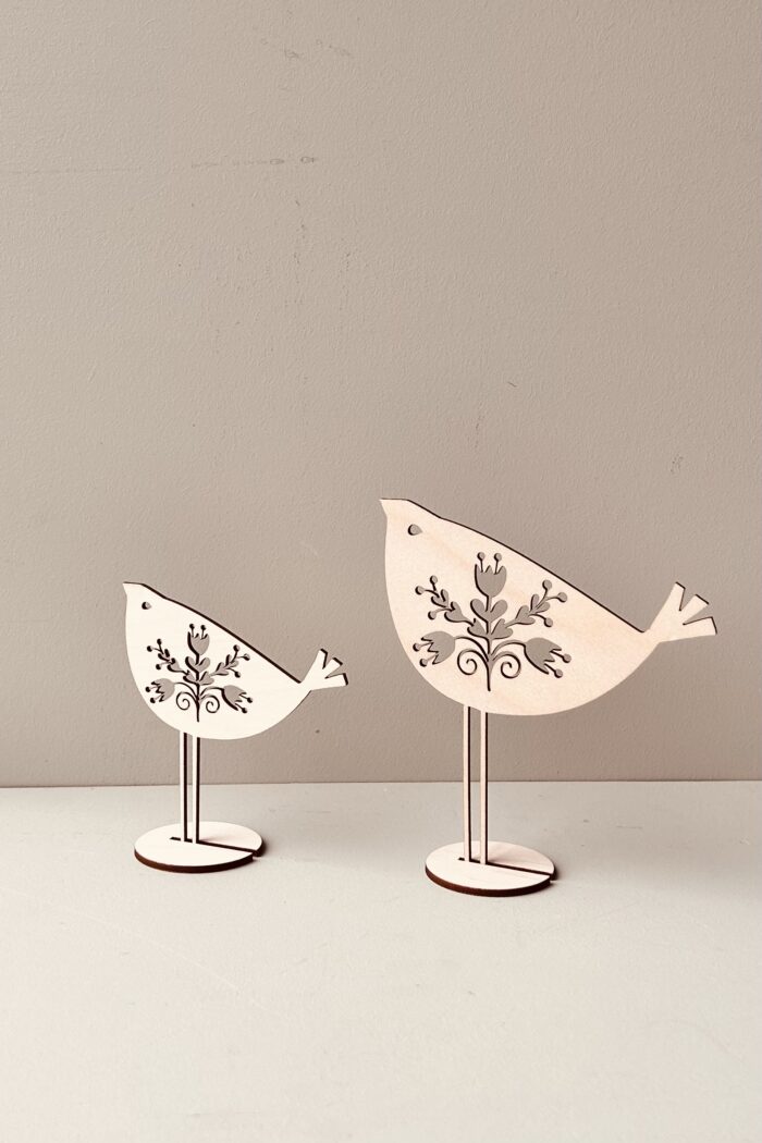 August und Gertrude Dekoidee Vogel Carla 4 tlg. – Bild 3