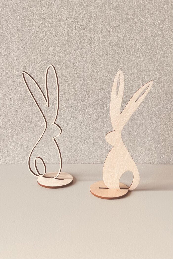 August und Gertrude Osterdeko Holzhase Erwin 4 tlg. – Bild 5