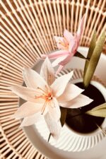 Krepppapier Blumen Claire 10cm – Bild 2