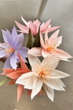 Krepppapier Blumen Claire 10cm – Bild 4