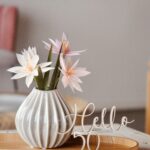 August und Gertrude Schriftzug Hello 50