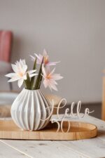 August und Gertrude Schriftzug Hello 50