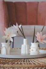 Vase Molly creme Set 6 tlg. – Bild 3