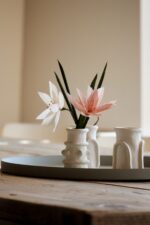 Vase Molly creme Set 6 tlg. – Bild 2