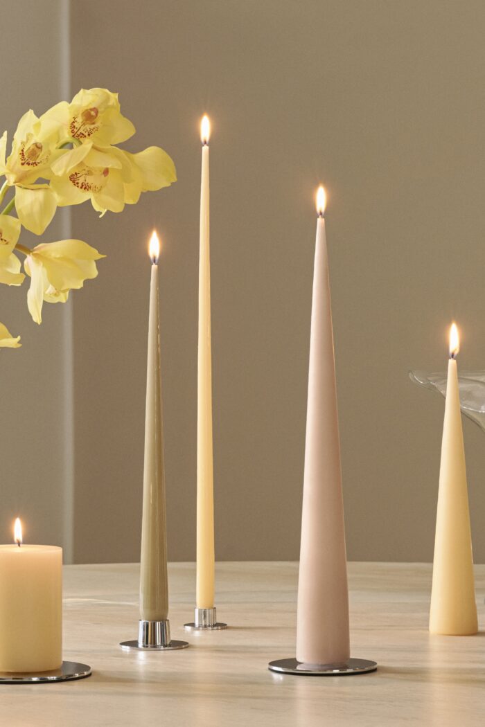 Ester und Erik Kegelkerze 37cm – Bild 1