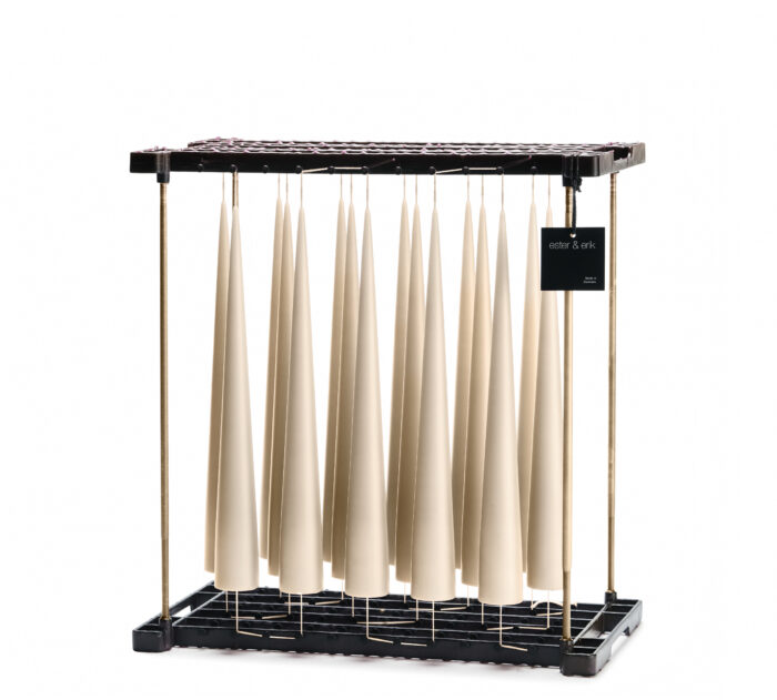 Ester und Erik Kegelkerze 37cm – Bild 2