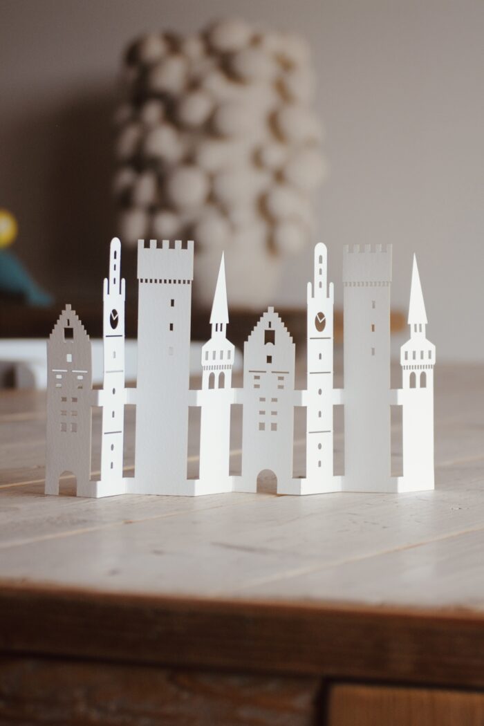 August und Gertrude Papier Leporello Türme Ravensburg – Bild 3