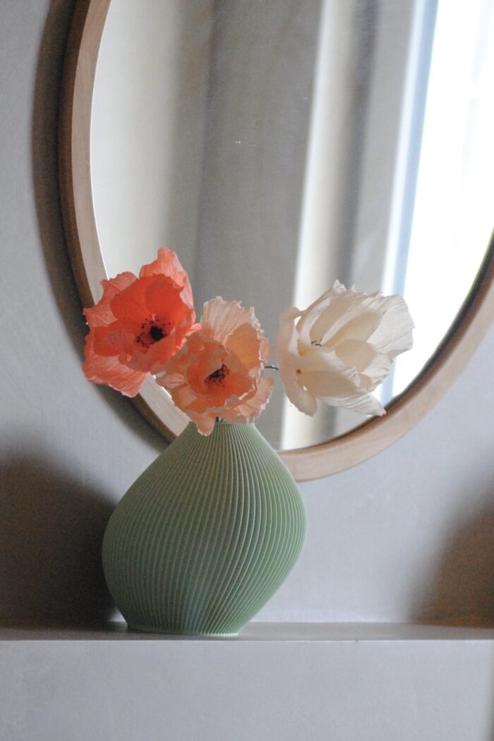 Papierblume Frieda 3 Blüten – Bild 3