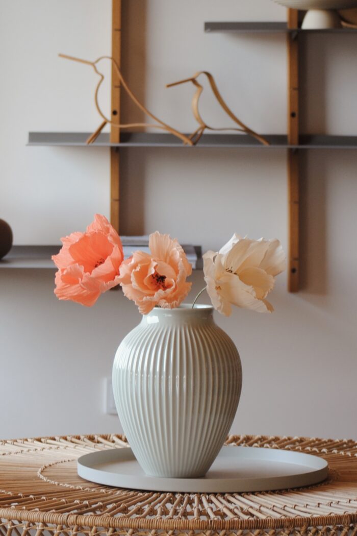 Papierblume Frieda 3 Blüten – Bild 2