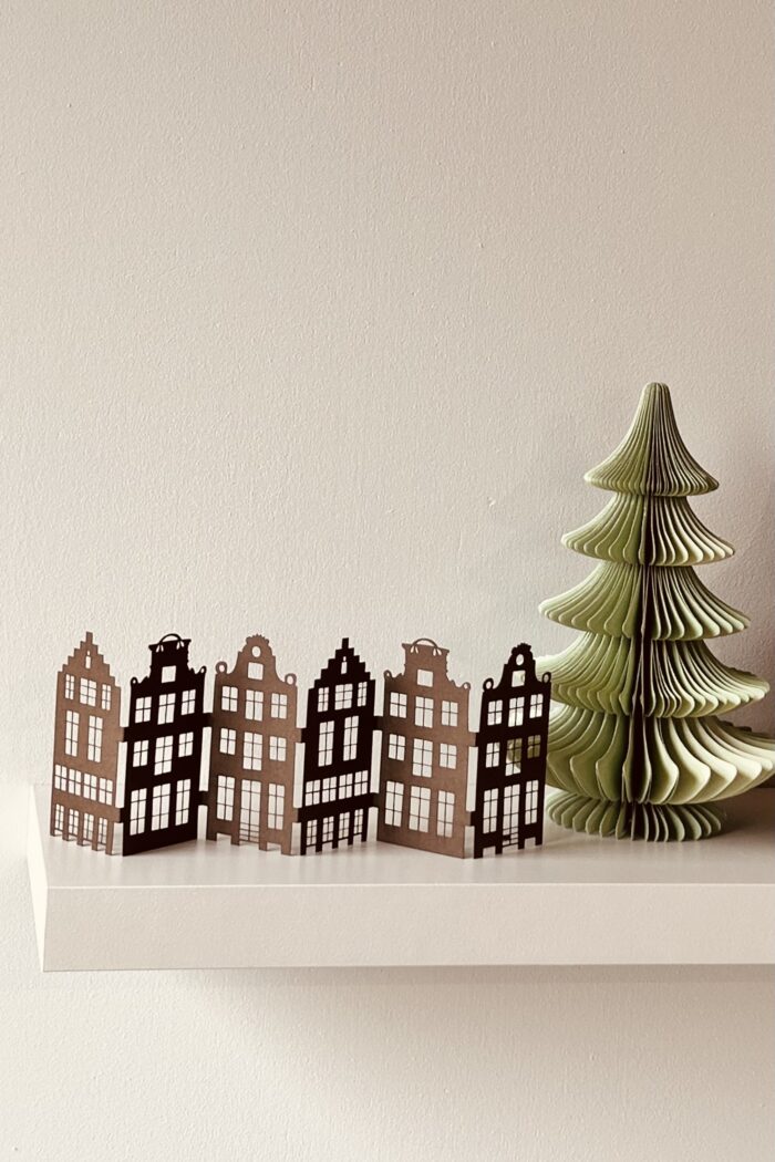 Papier Leporello Grachtenhäuser – Bild 5