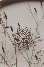 Papier Geschenkanhänger in Sternform – Bild 9