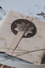 Papier Geschenkanhänger in Sternform – Bild 5