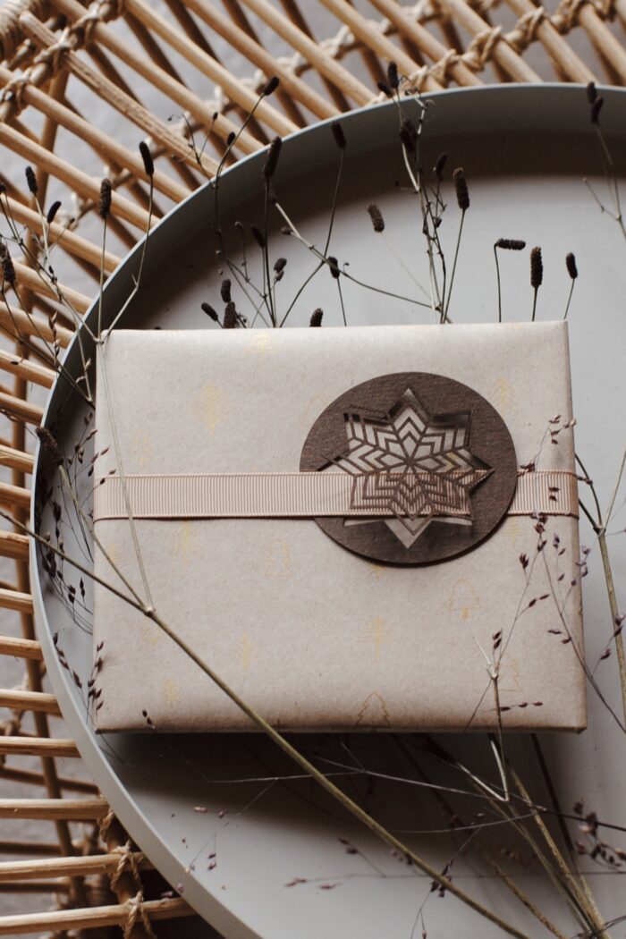 IMG_6437 Papier Geschenkanhänger in Sternform – Bild 2