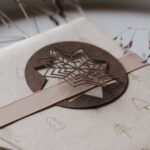 Papier Geschenkanhänger in Sternform