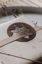 Papier Geschenkanhänger in Sternform