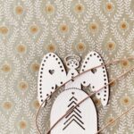 August und Gertrude Papier Engel Gloria